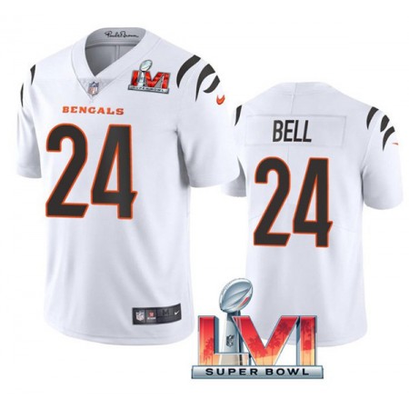 Herren Cincinnati Bengals Trikot Vonn Bell 24 Super Bowl LVI 2022 Vapor Limited Rosa